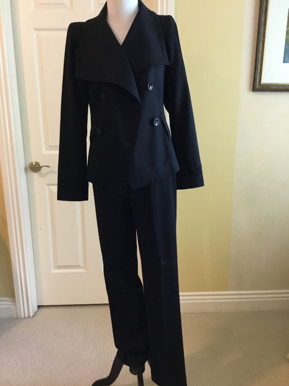 Zara Woman Black Tailored Pantsuit – Blazer & Trousers Set